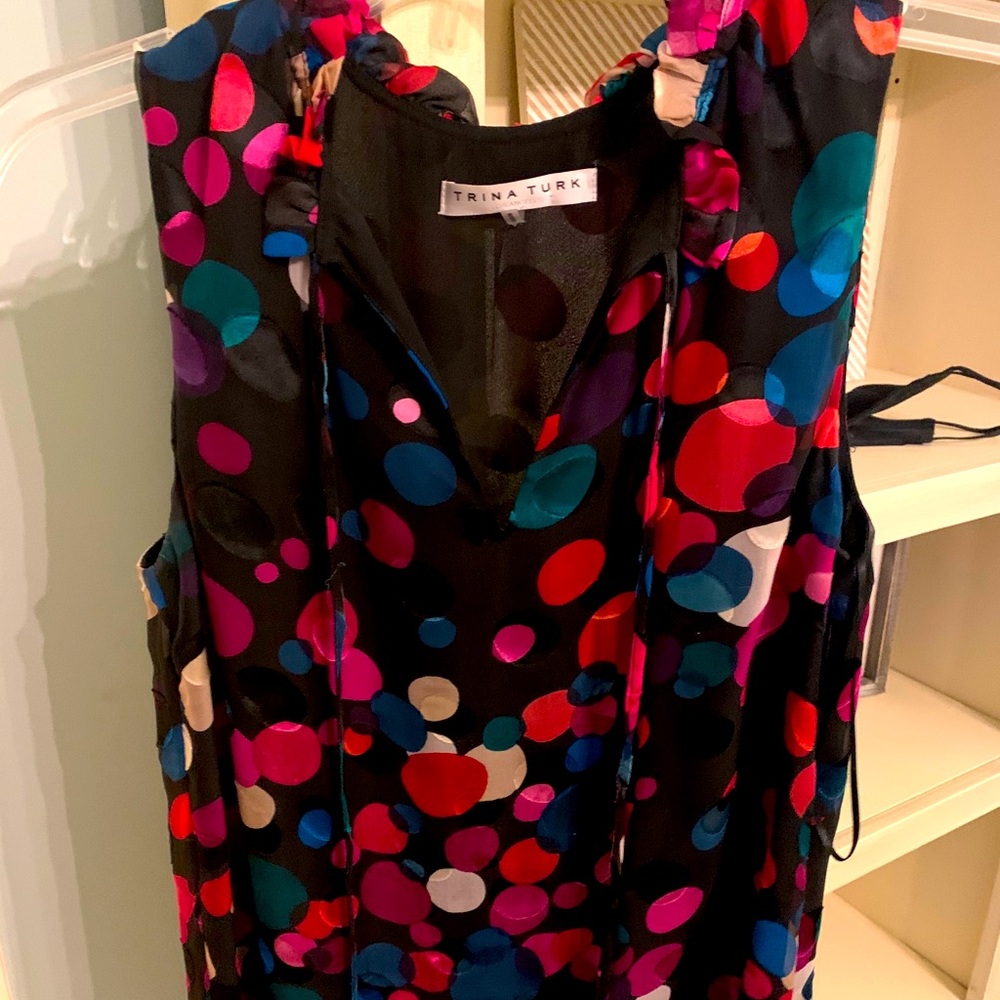Trina Turk sleeveless blouse